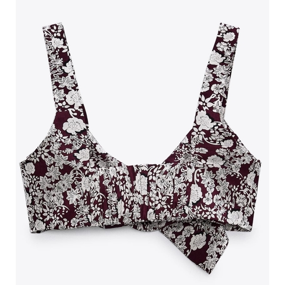 NWTs zara crop buckle top - Picture 4 of 8